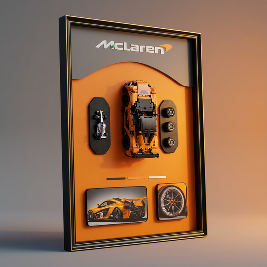 McLaren Shadow Box Wall Art – Luxury Automotive Display Frame